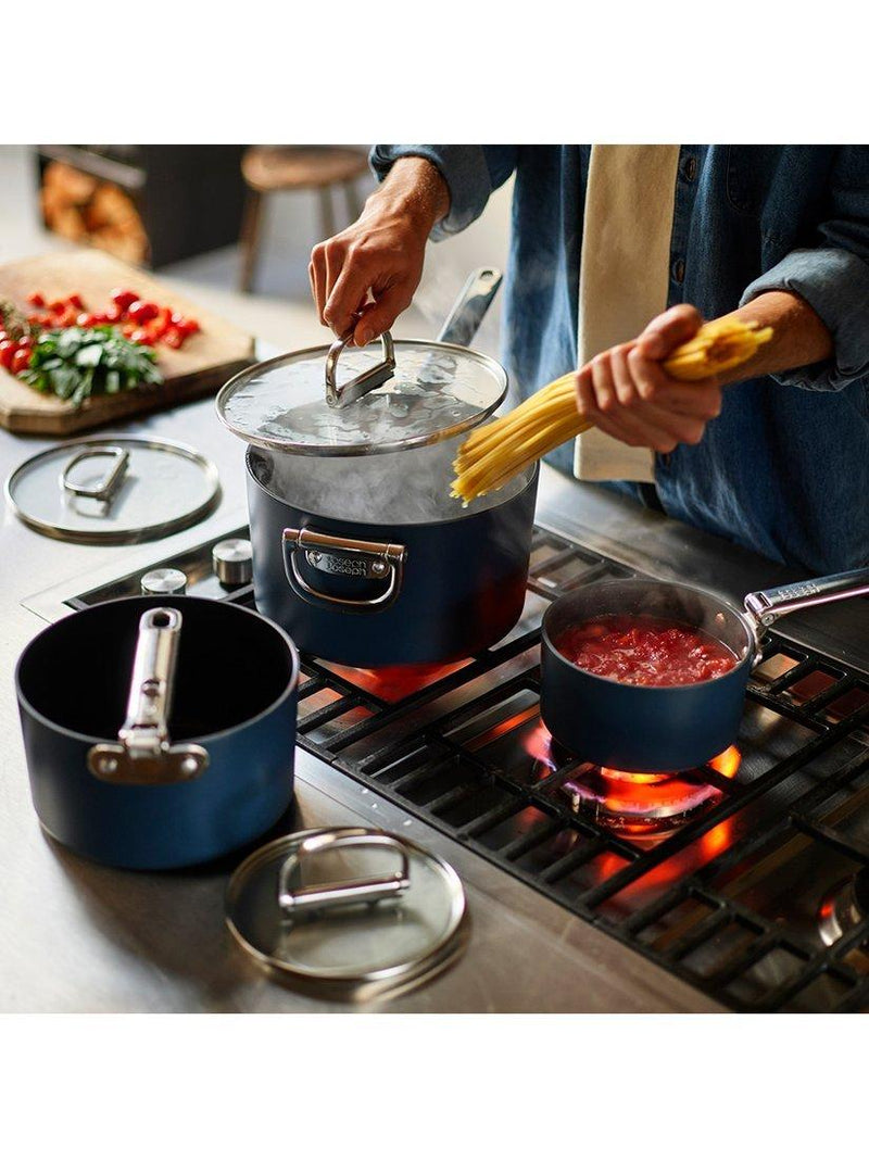 Joseph Joseph 5-piece cookware set folding handle non-stick (British brand)