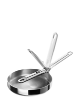 John Lewis Joseph Joseph Space Folding Handle Stainless Steel Frying Pan- Buy online at McGrocer