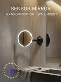 Simplehuman sensor mirror wall mounted 5x magnification, imported from the UK