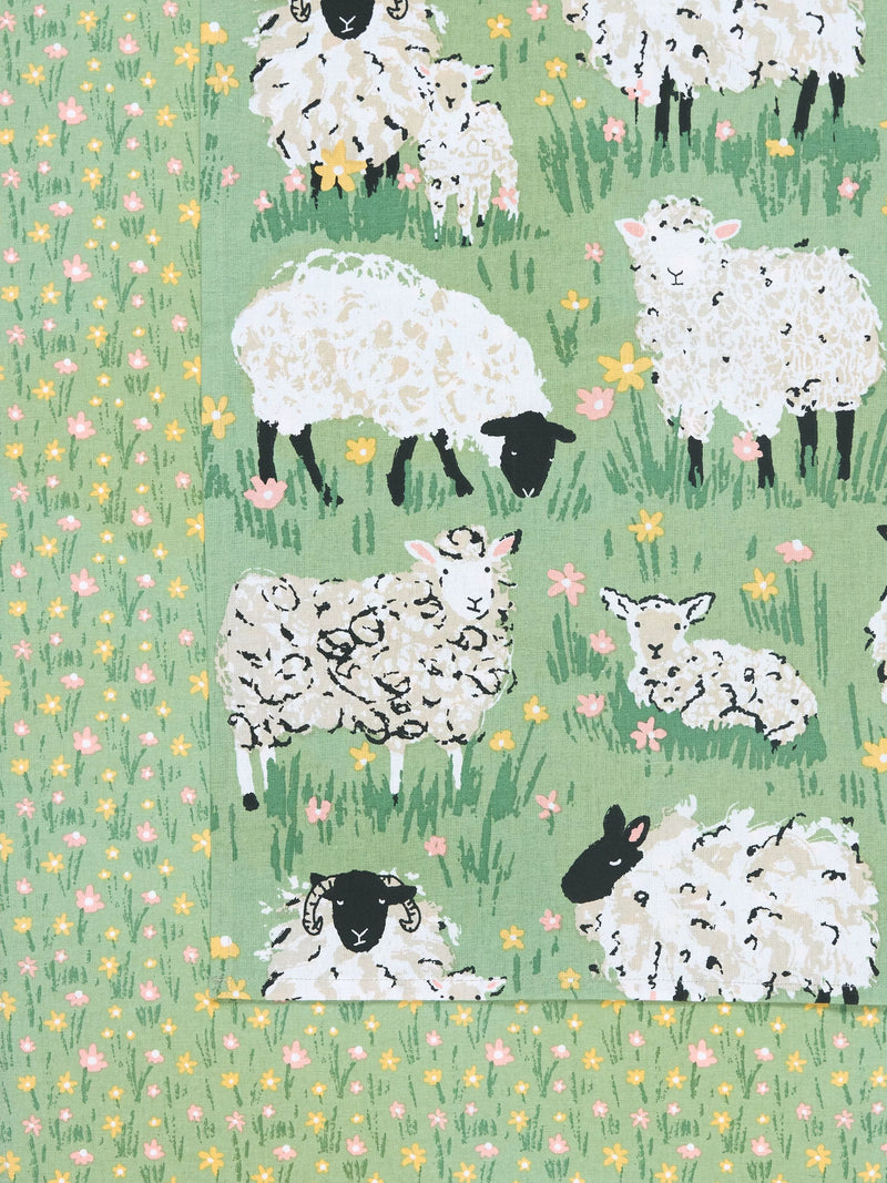 Ulster Weavers sheep print cotton tea towels set of 2, imported from the UK