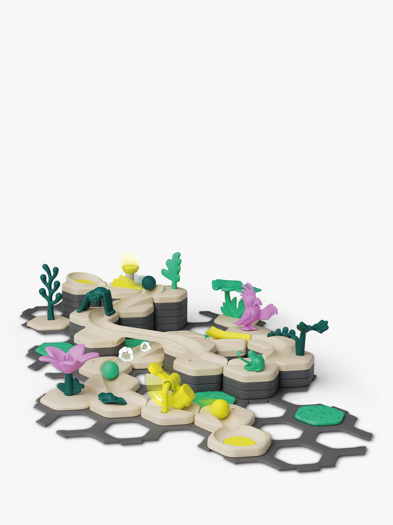 GraviTrax Jungle marble run 100-piece set - British product