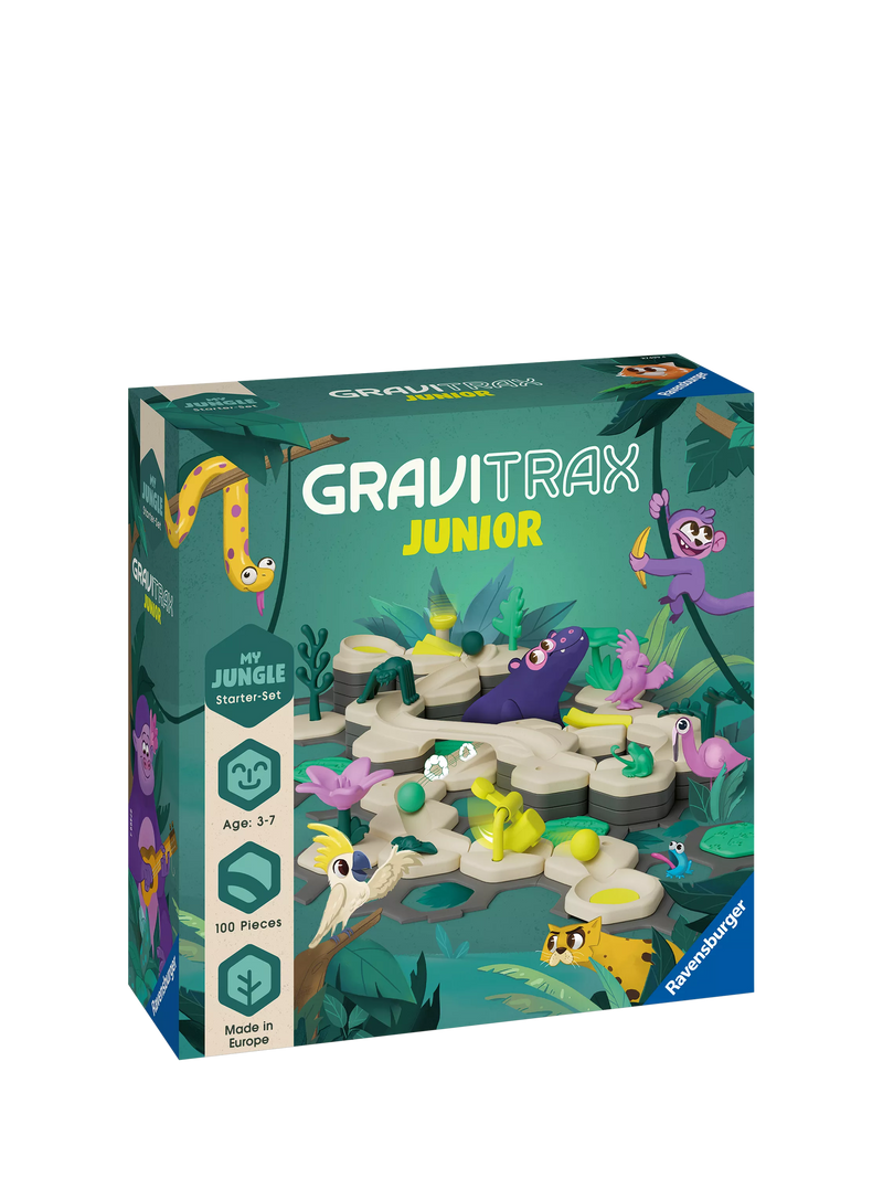 GraviTrax Jungle marble run 100-piece set - British product