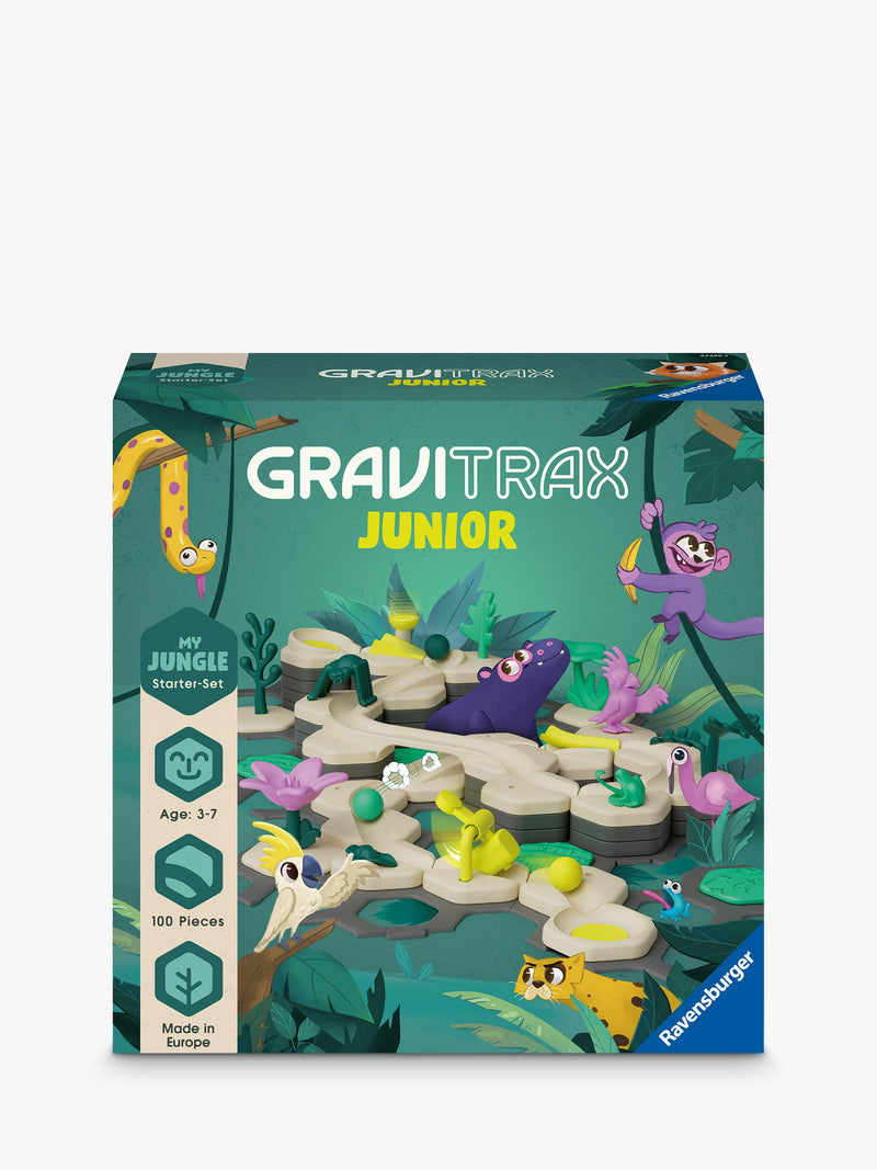 GraviTrax Jungle marble run 100-piece set - British product