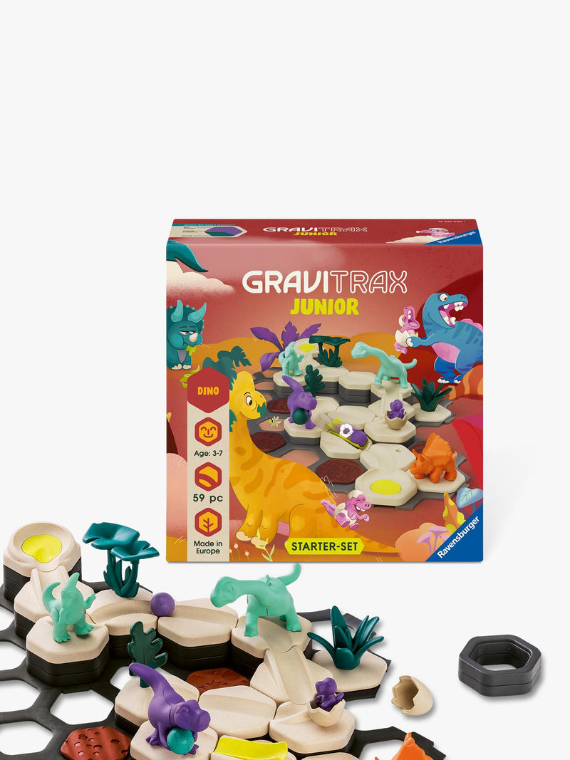 GraviTrax Junior dinosaur marble run starter set (British brand)
