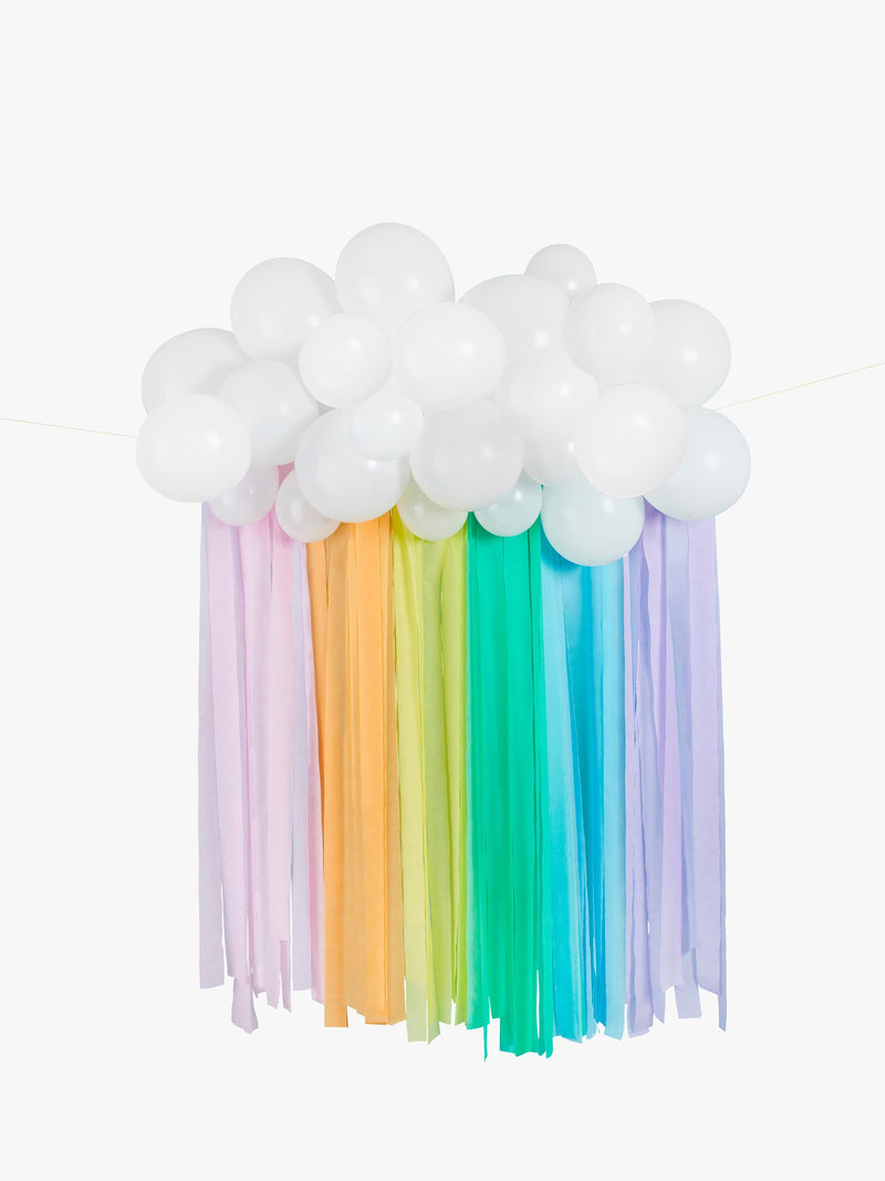 Hootyballoo Rainbow Streamer Party Backdrop Multi, UK version