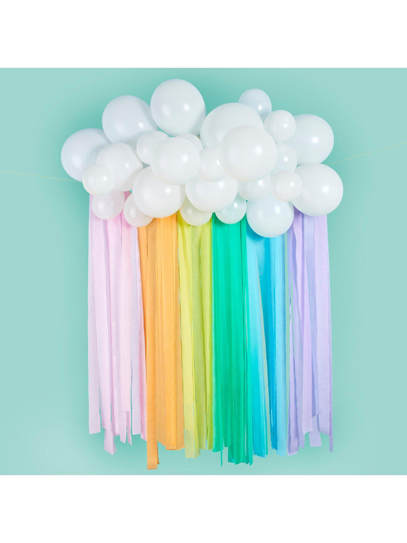Hootyballoo Rainbow Streamer Party Backdrop Multi, UK version