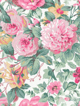 John Lewis Laura Ashley Aveline Rose Floral Wallpaper- Buy online at McGrocer