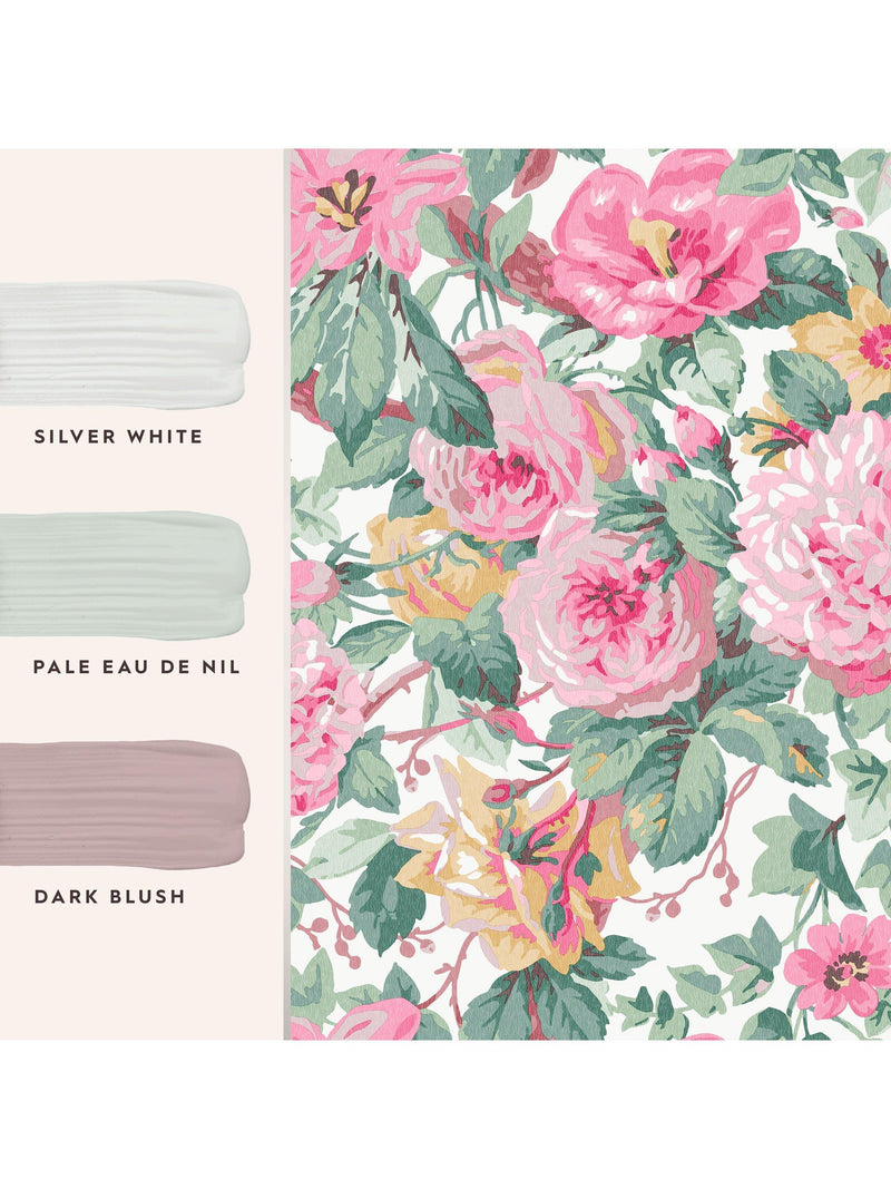 Laura Ashley Rose wallpaper, UK version
