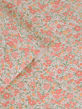 Laura Ashley Loveston wallpaper coral pink L10m x W52cm - British product