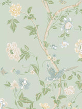 John Lewis Laura Ashley Summer Palace Wallpaper Eau de Nil- Buy online at McGrocer