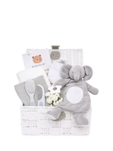 John Lewis Bumbles & Boo Little Elephant Adventures Baby Hamper with Personalised Card- Buy online at McGrocer