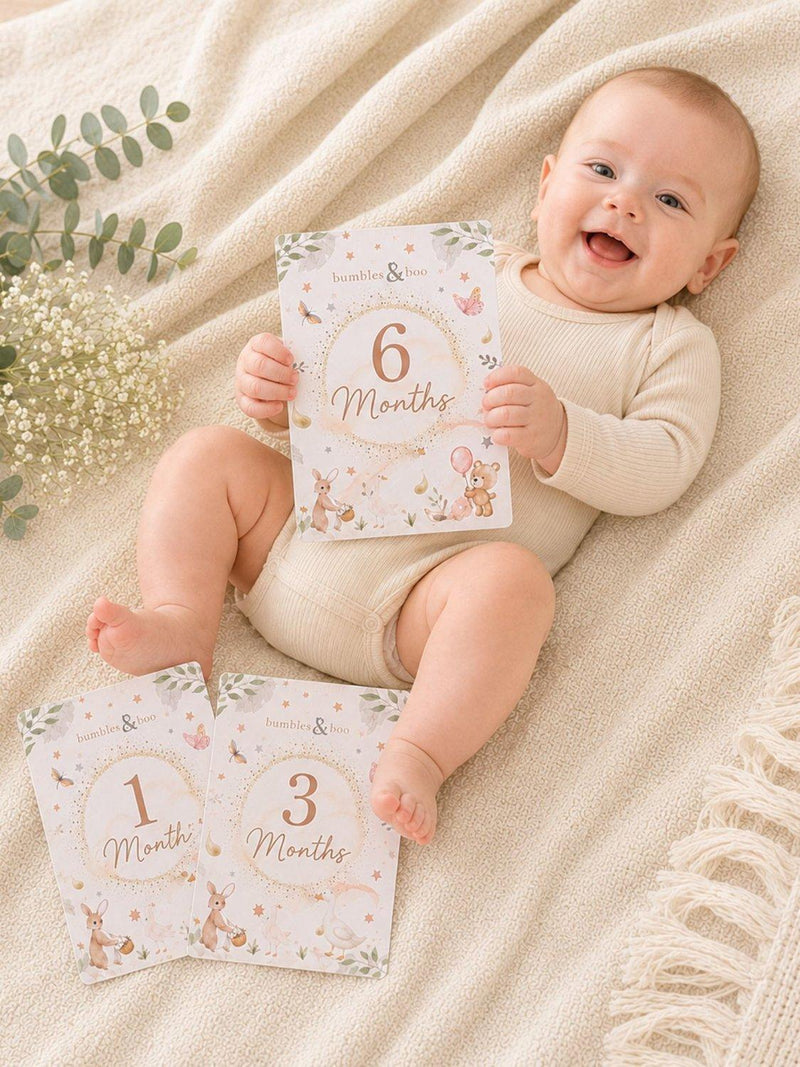 Bumbles & Boo Marshmallow Dreams baby hamper with personalised card (British brand)
