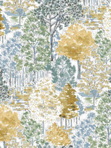 John Lewis Laura Ashley Bernwood Wallpaper Ochre Yellow 10m x 52cm- Buy online at McGrocer
