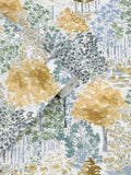 Laura Ashley Bernwood wallpaper ochre yellow 10m x 52cm - British product