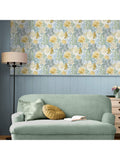 Laura Ashley Bernwood wallpaper ochre yellow 10m x 52cm - British product