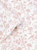 Laura Ashley Shepherds Purse Dark Blush wallpaper 10m x 52cm (British brand)