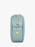 Apatchy London leather crossbody camera bag with gold hardware, UK version