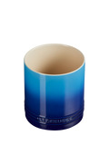 Le Creuset stoneware utensil jar in Azure with 1.1L capacity, UK version