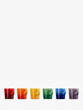 Le Creuset stoneware espresso mugs set of 6 rainbow (British brand)