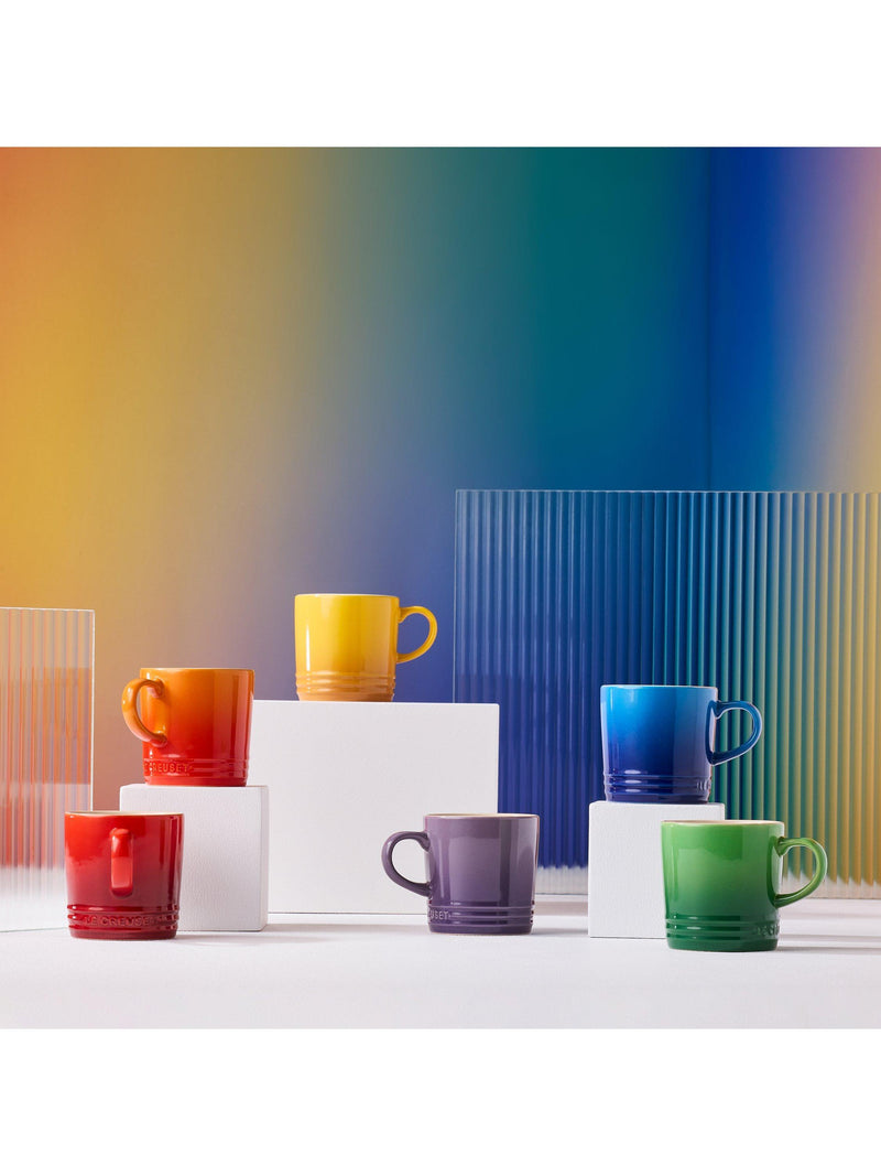 Le Creuset stoneware mug set rainbow 350ml - British product