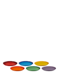 Le Creuset rainbow dinner plate set of 6 (British brand)