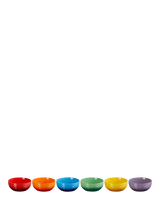 John Lewis Le Creuset Stoneware Coupe Cereal Bowls Set of 6 16cm Rainbow- Buy online at McGrocer