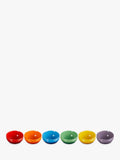 Le Creuset stoneware cereal bowls rainbow set of 6, UK version