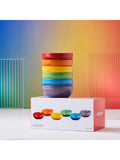 Le Creuset stoneware cereal bowls rainbow set of 6, UK version