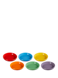 Le Creuset stoneware pasta bowls rainbow set of 6 22cm, UK version