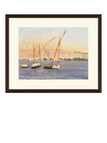 Tate 'Boats on the Nile' framed print 43x53cm - British product