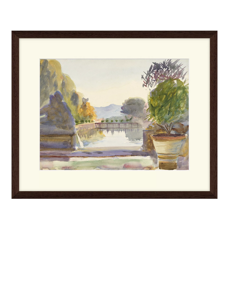 Tate framed print 'Lake and Trees' by Emily Sargent 43x53cm (British brand)
