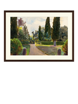 John Lewis Tate Emily Sargent 'Villa Marlia, 1908' Framed Print, 52 x 72cm- Buy online at McGrocer