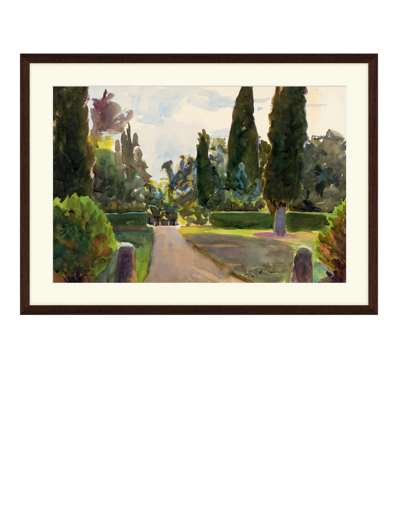 Tate Emily Sargent Villa Marlia framed print 52x72cm, UK version