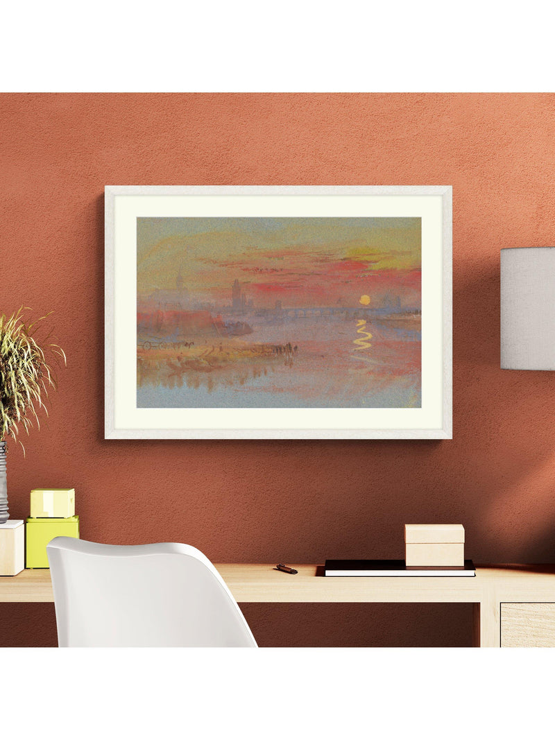 Tate framed print The Scarlet Sunset 52x72cm - British product
