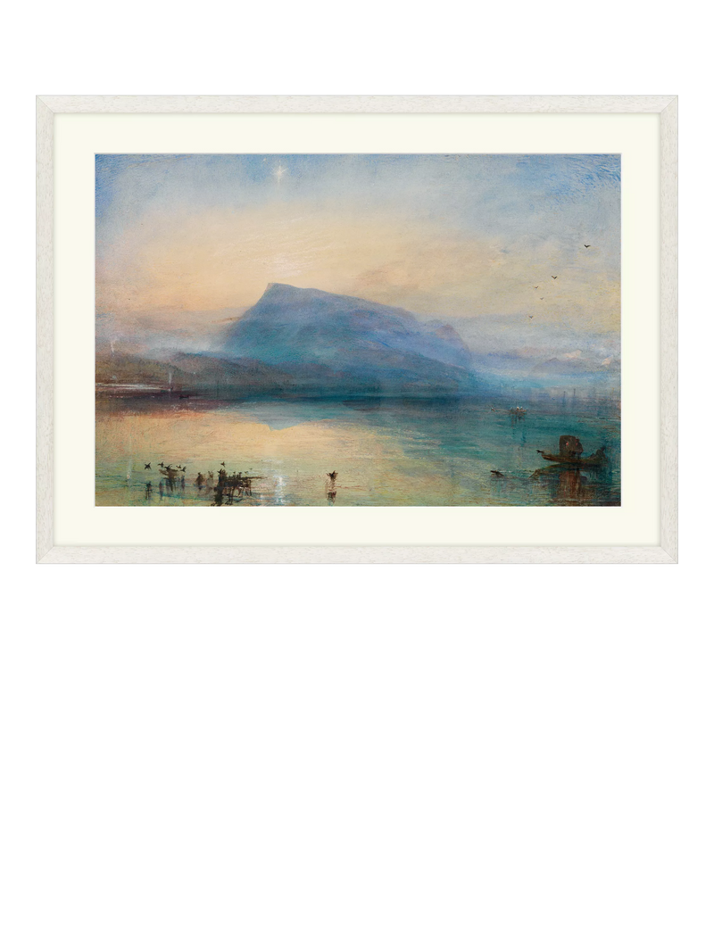 Tate Turner The Blue Rigi framed print 52x72cm (British brand)