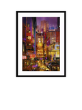 John Lewis framed print Night in Motion 83.5 x 63.5cm (British brand)