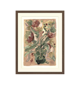 John Lewis John Lewis Harlie Briggs Flower Market Framed Print Pink/Green 42 x 32cm- Buy online at McGrocer