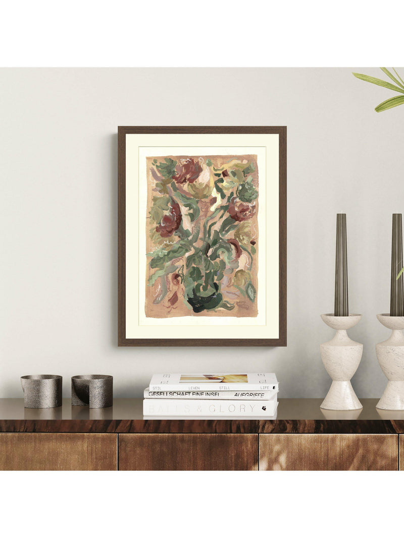 John Lewis framed print Flower Market 42x32cm - British product