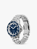 Emporio Armani Sea Explorer watch blue dial stainless steel bracelet (British brand)