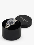 Emporio Armani Sea Explorer watch blue dial stainless steel bracelet (British brand)