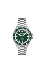 John Lewis Emporio Armani Men's Sea Explorer Bracelet Watch Green 42.5mm- Buy online at McGrocer