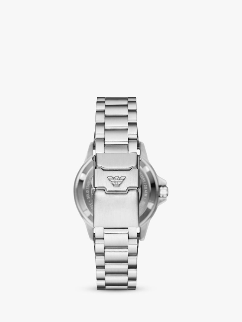 Emporio Armani Sea Explorer green dial automatic men's watch (British brand)