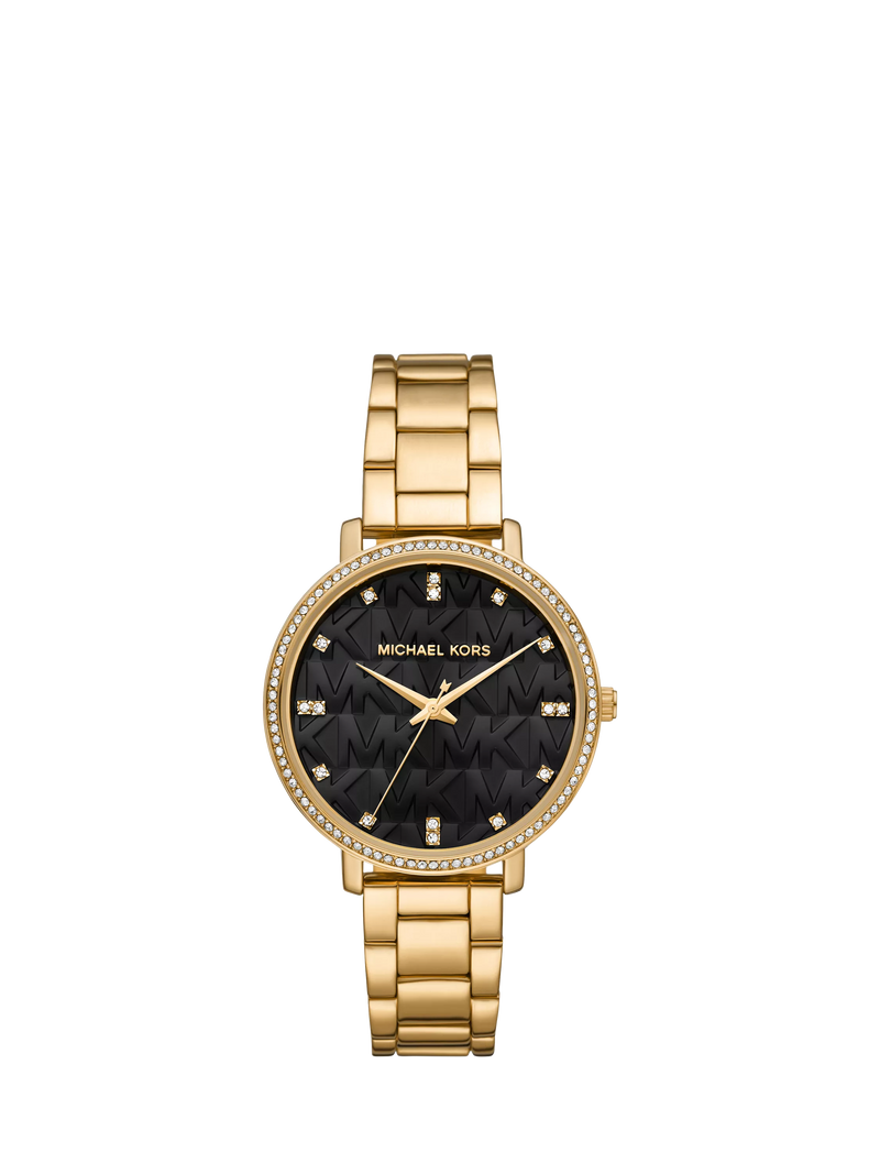 Michael Kors Pyper gold-tone stainless steel watch, UK version