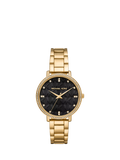 Michael Kors Pyper gold-tone stainless steel watch, UK version