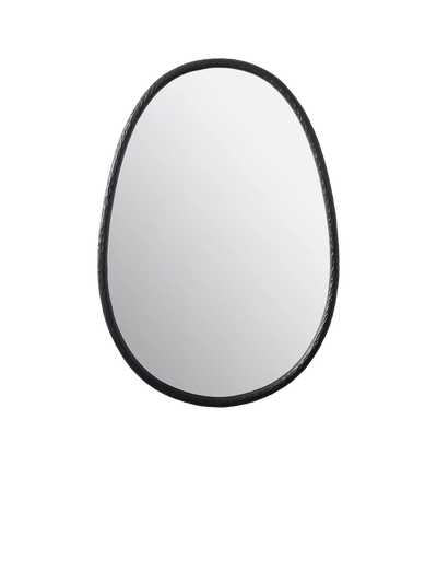 John Lewis Oval Metal Wall Mirror with Dark Bronze Frame, 117 x 81cm- Buy online at McGrocer