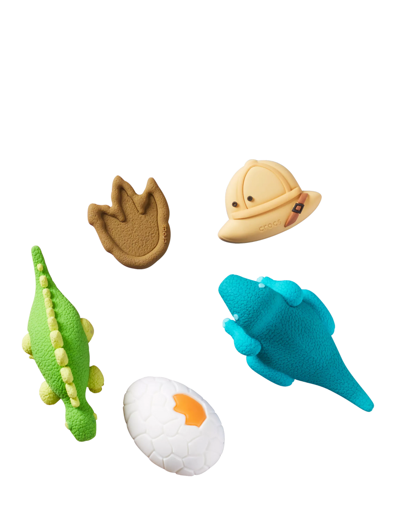 Crocs Dinosaur Adventure Jibbitz charms pack of 5 (British brand)