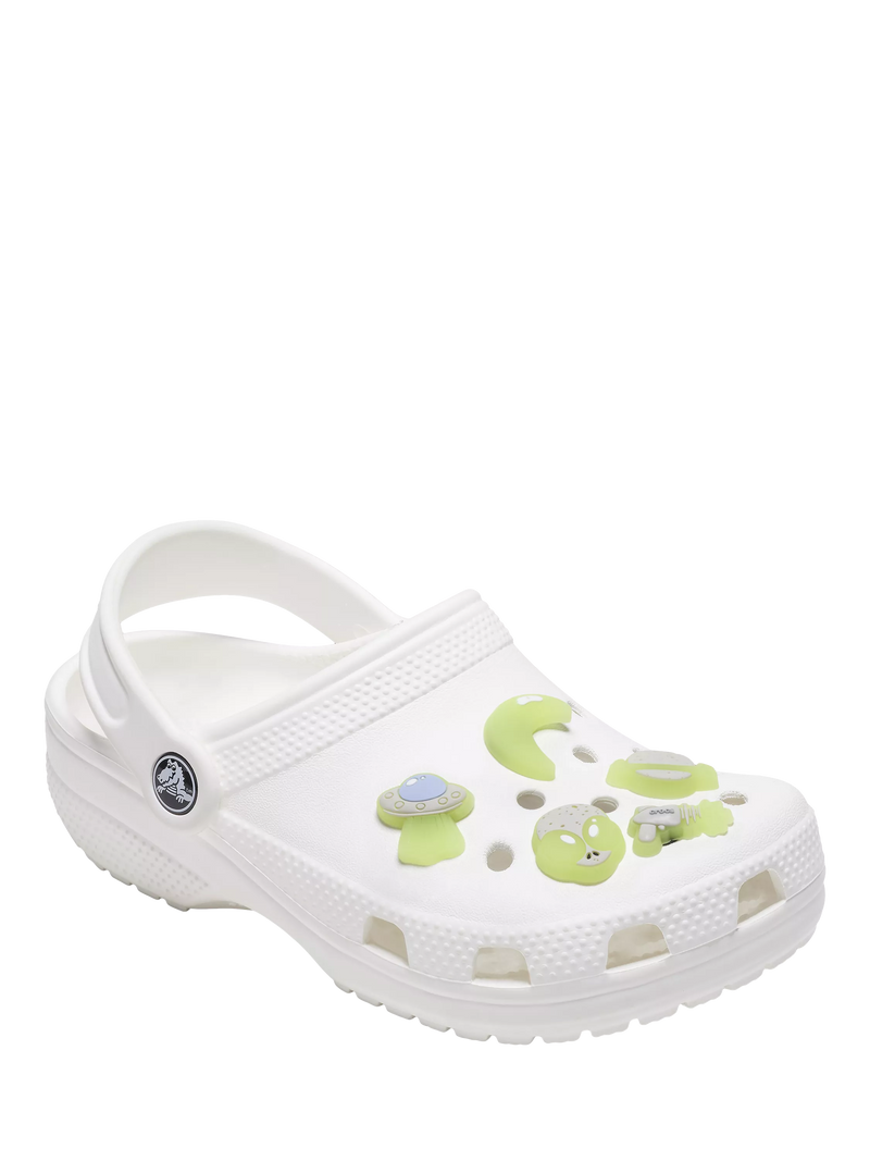 Crocs glow-in-the-dark space Jibbitz charms pack of 5, UK version