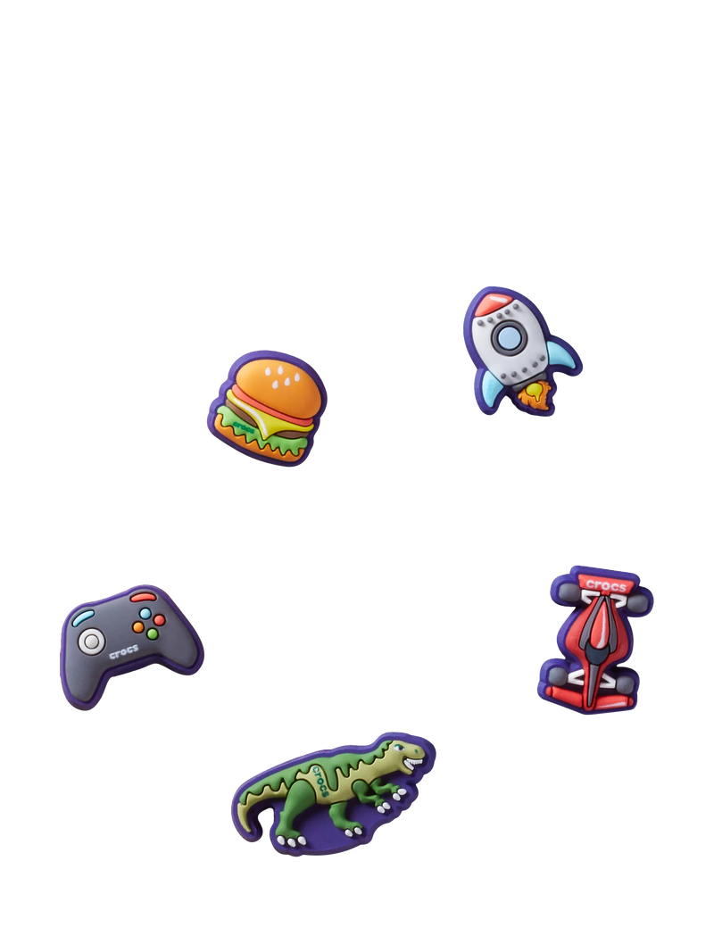 Crocs Jibbitz charms Tiny Boy Favourites pack of 5 - British product