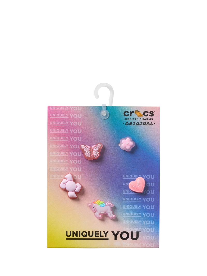 Crocs Jibbitz charms pack of 5 tiny girl favourites, UK version