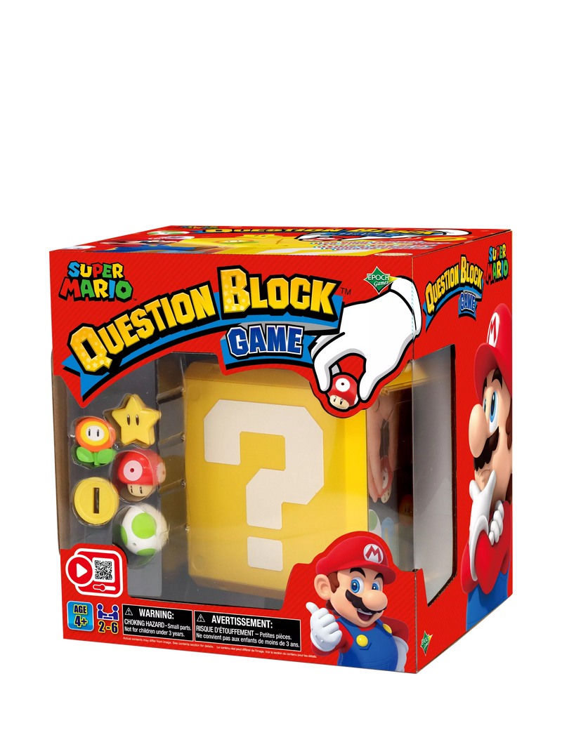 Nintendo Super Mario Question Block 3 in 1 game - British product